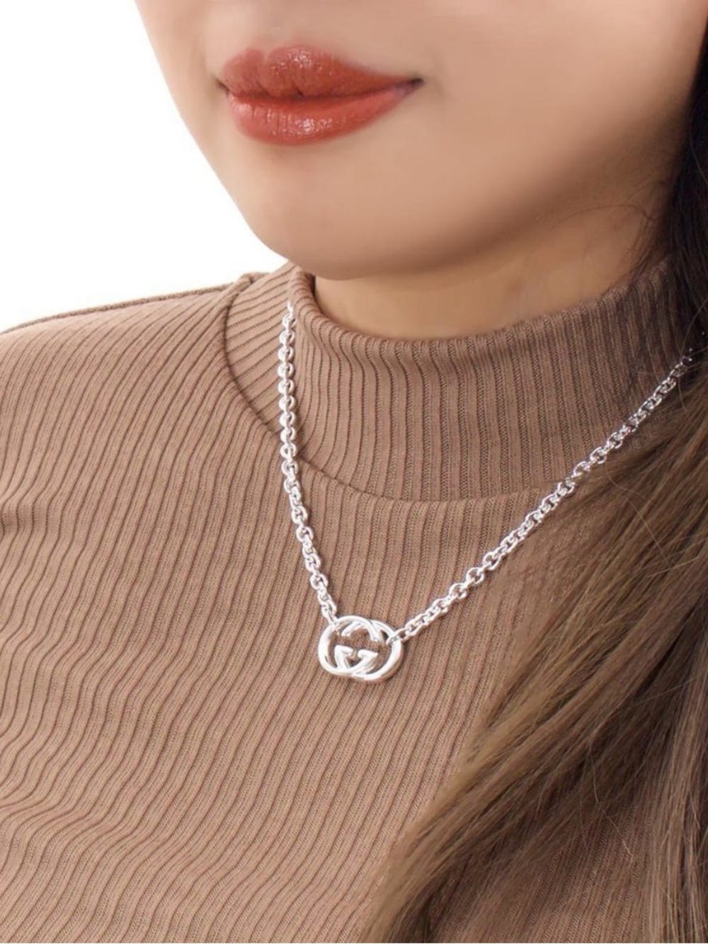 Gucci GG interlocking Gs chain necklace Excellent condition. Pouch and box incl. - Picture 9 of 9